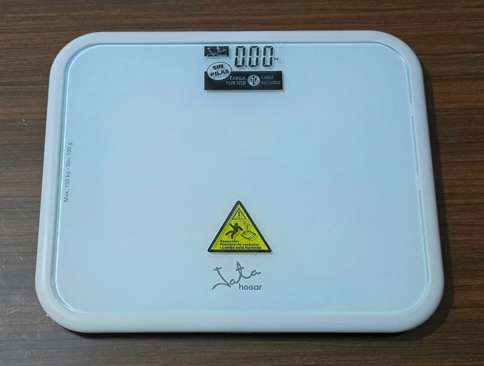Digital bathroom scale, USB charging. Up to 150 kg – photo 3